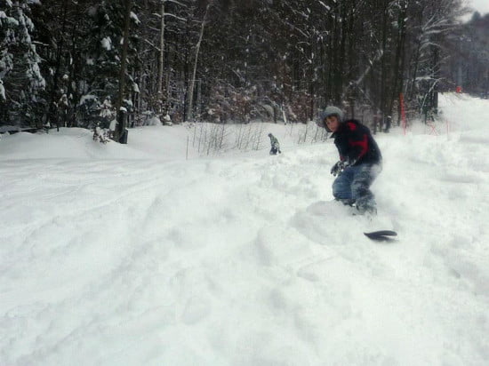 Snowboard freeride.