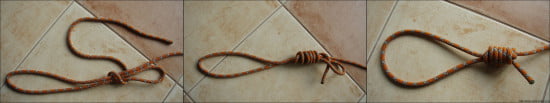 2.10. Hóhércsomó - hangman's knot