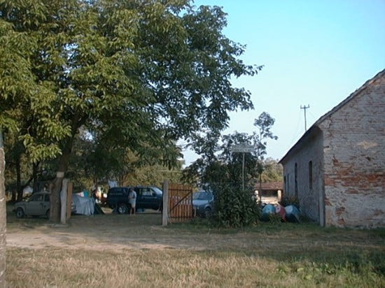 A Csákánydoroszlói Campus Camping táborhely bejárata.