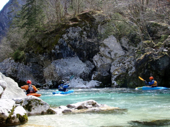 Beszálló a Faledobónál, a Kis kanyon végénél