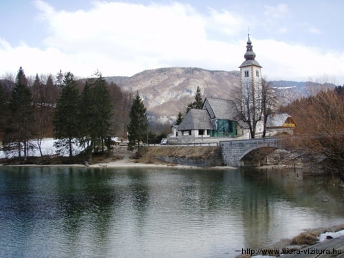 A Bohinji tó.