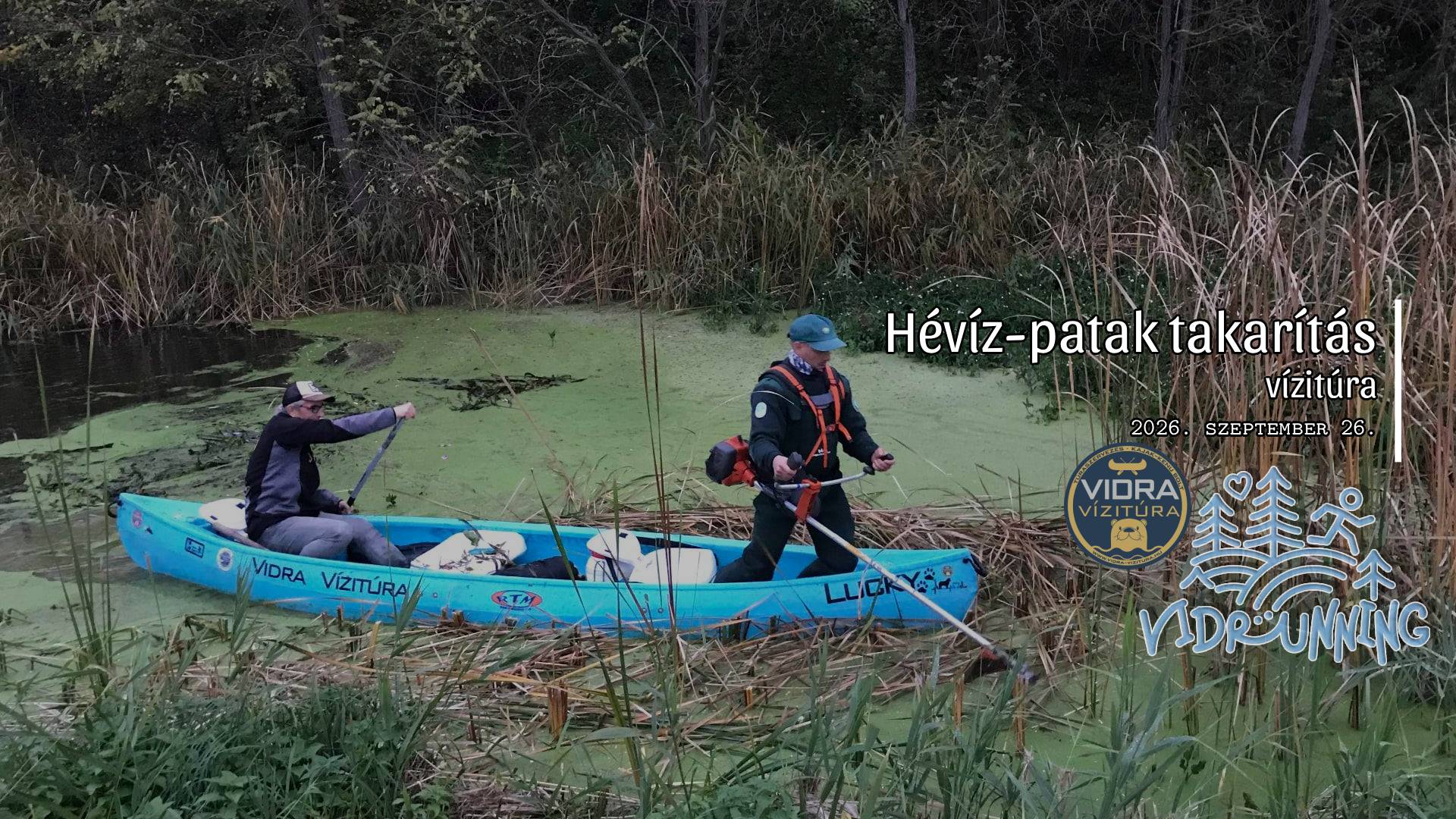 Hévíz-patak takarítás