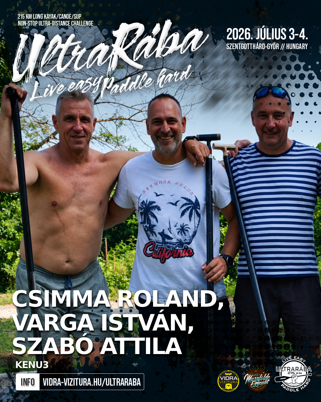 Csimma Roland, Varga István, Szabó Attila