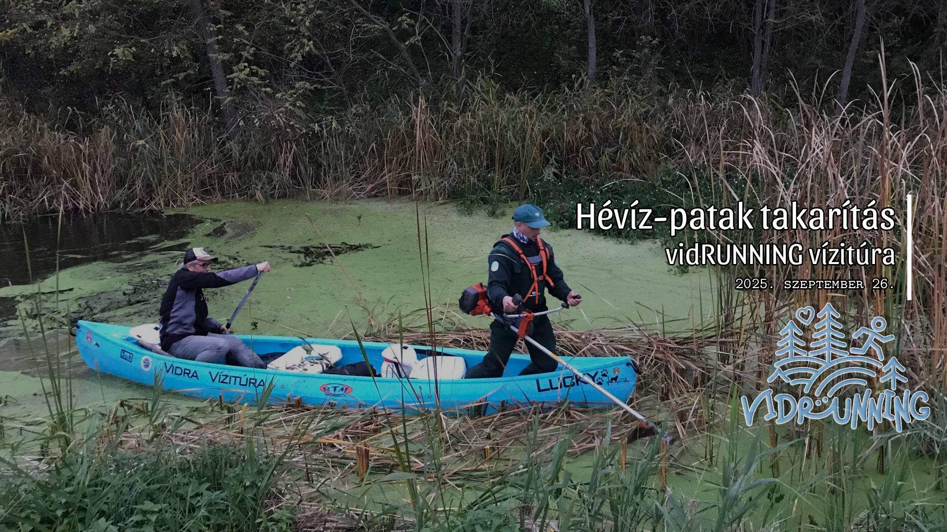 Hévíz-patak takarítás